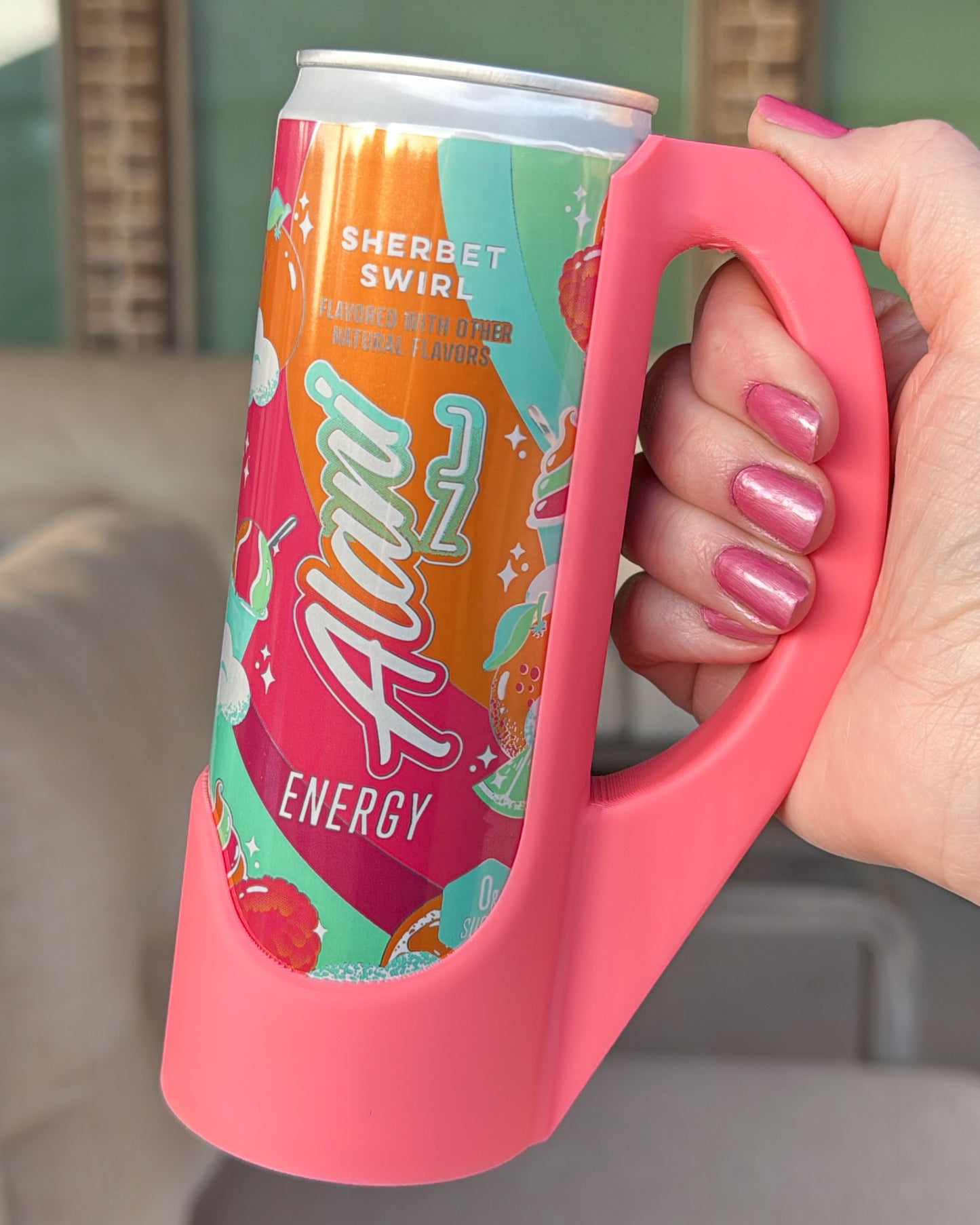 Neon Pink Sipzey Handle