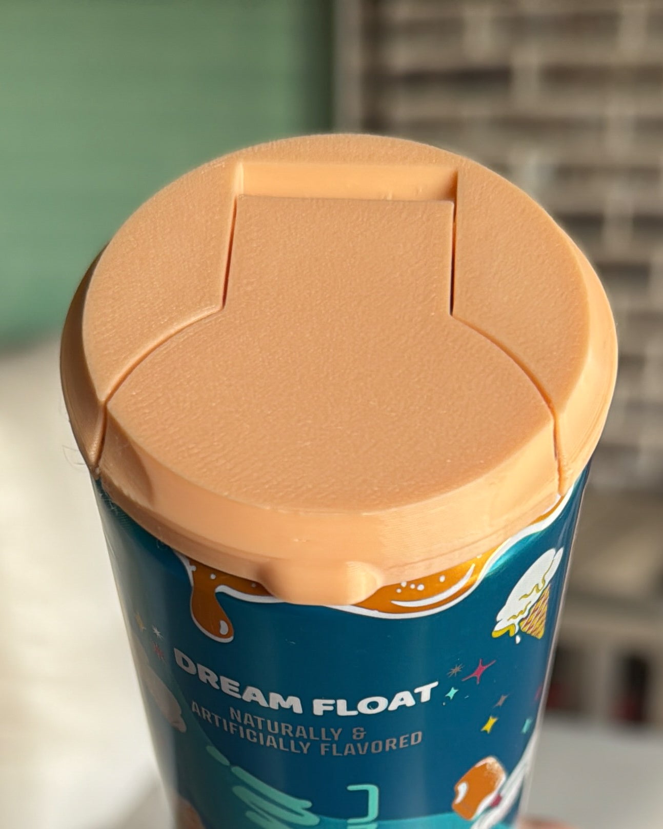 Peach Sherbet Sipzey Lid