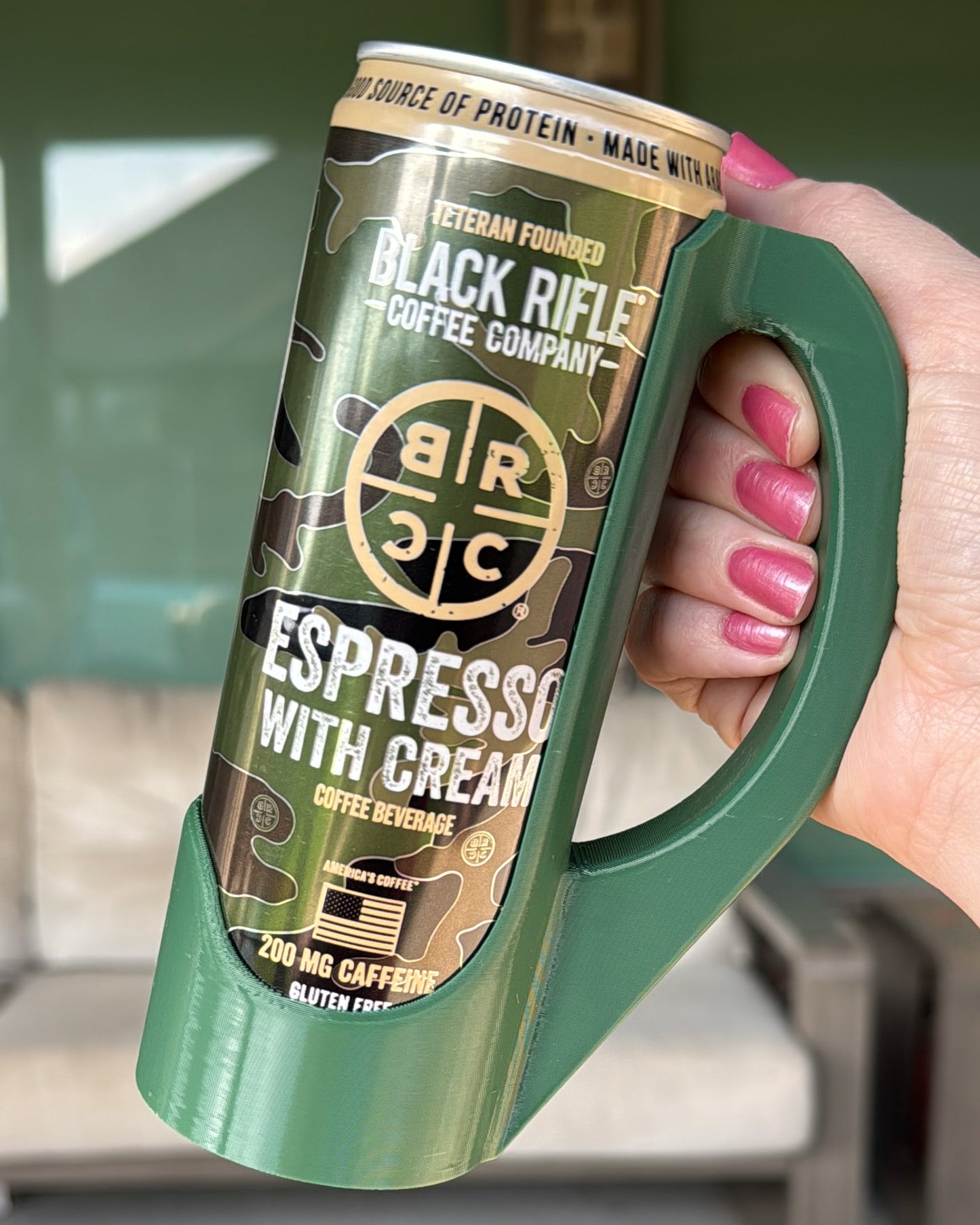 Hunter Green Sipzey Handle