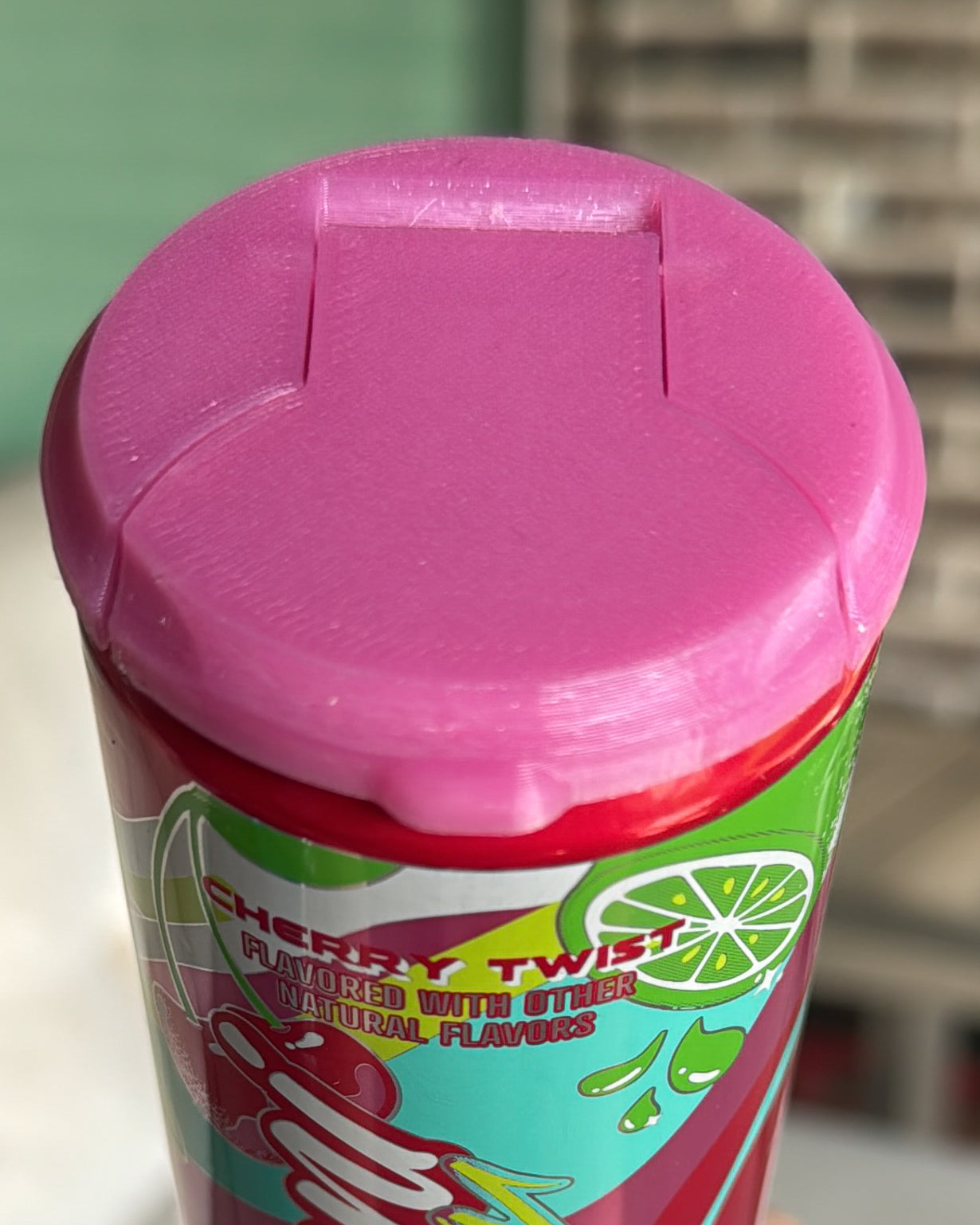 Jelly Pink Sipzey Lid